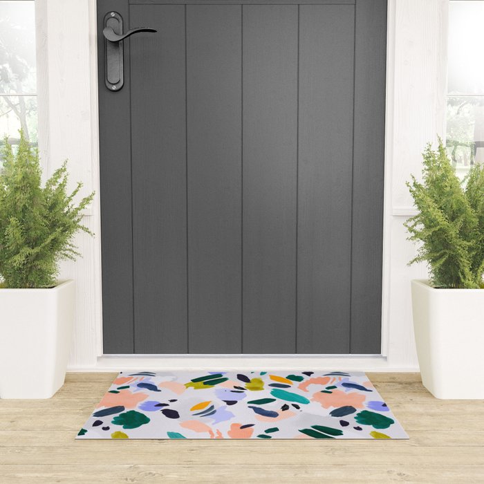 TERRAZZO BRUSHSTROKES Welcome Mat Gallery Image 3