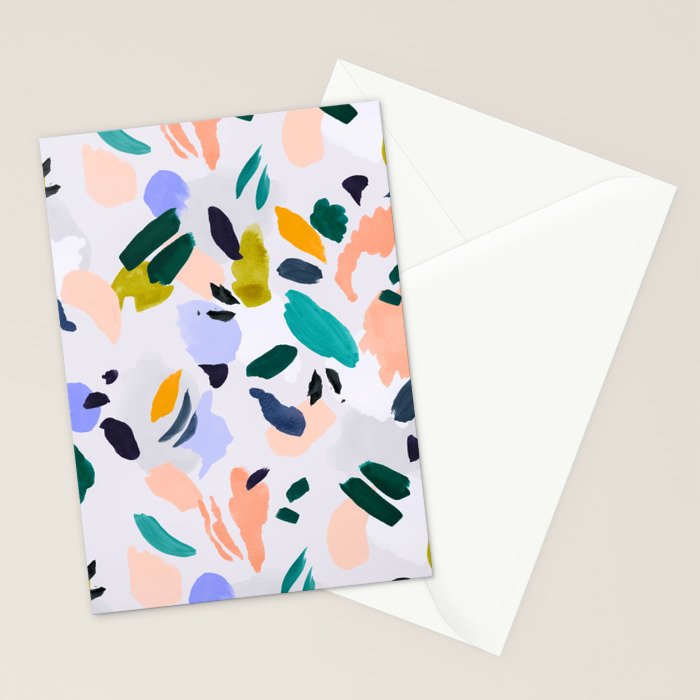 TERRAZZO BRUSHSTROKES Stationery Card Gallery Image 2