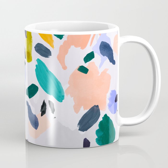 TERRAZZO BRUSHSTROKES Coffee Mug Gallery Image 1