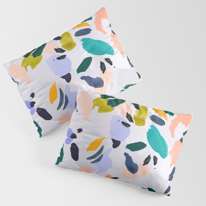 TERRAZZO BRUSHSTROKES Pillow Sham Gallery Image 3