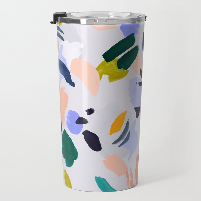TERRAZZO BRUSHSTROKES Travel Mug Gallery Image 3