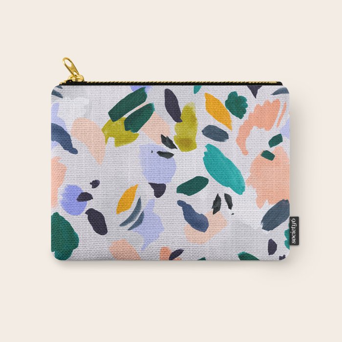 TERRAZZO BRUSHSTROKES Carry All Pouch Gallery Image 1