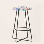 TERRAZZO BRUSHSTROKES Stool Gallery Image 1