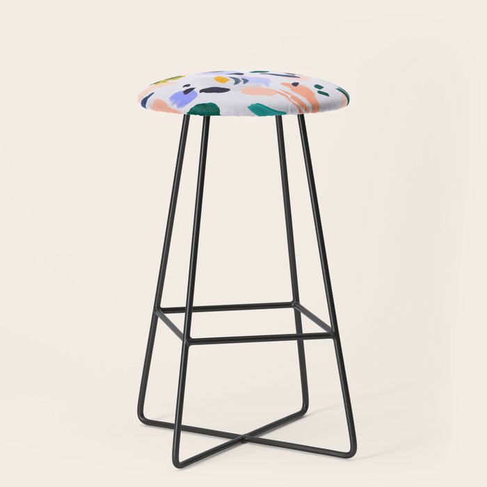 TERRAZZO BRUSHSTROKES Stool Gallery Image 1