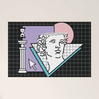 Apollo Vaporwave / greek god Welcome Mat Gallery Image 1