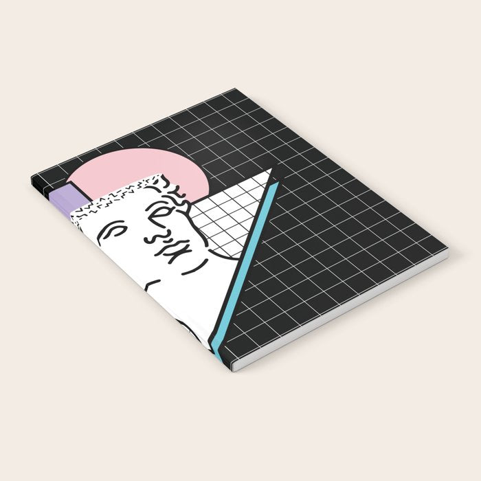 Apollo Vaporwave / greek god Notebook Gallery Image 1