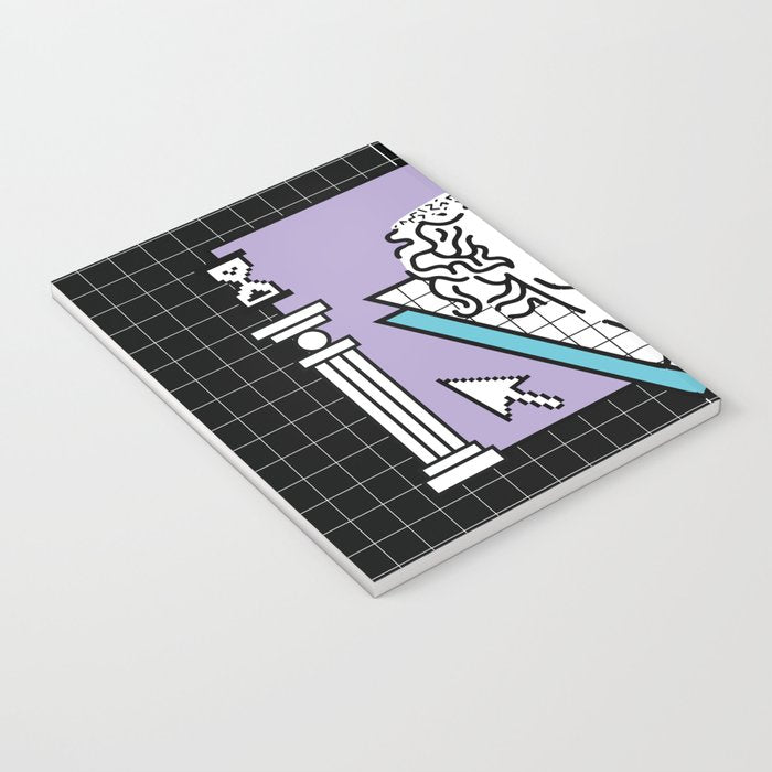 Apollo Vaporwave / greek god Notebook Gallery Image 3