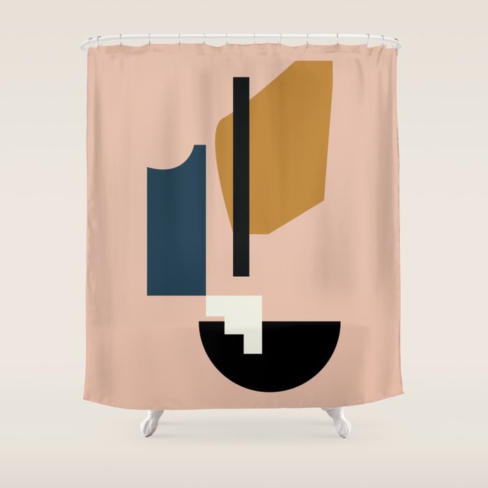 Shape study #2 - Lola Collection Shower Curtain Gallery Image 1
