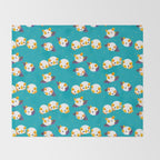 Honduran white bat (Flying mochi) Throw Blanket Gallery Image 2