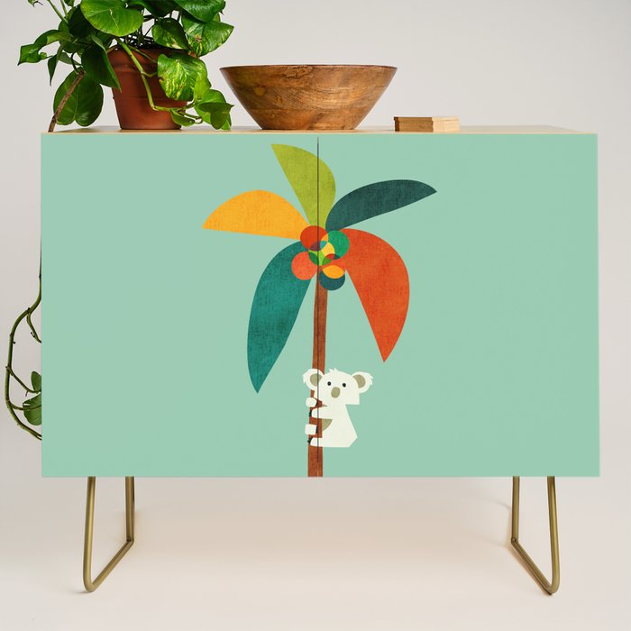 Koala on Coconut Tree Credenza Gallery Image 1