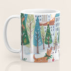 Christmas Dogs in the City Park Coffee Mug Gallery Image 3