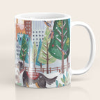Christmas Dogs in the City Park Coffee Mug Gallery Image 1