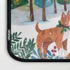 Christmas Dogs in the City Park Laptop Sleeve Gallery Image 3