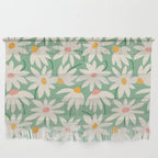 Spring daisies - green Wall Hanging Gallery Image 1