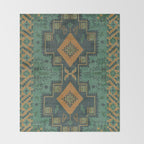 Bohemian Artwork Throw Blanket Gallery Image 2