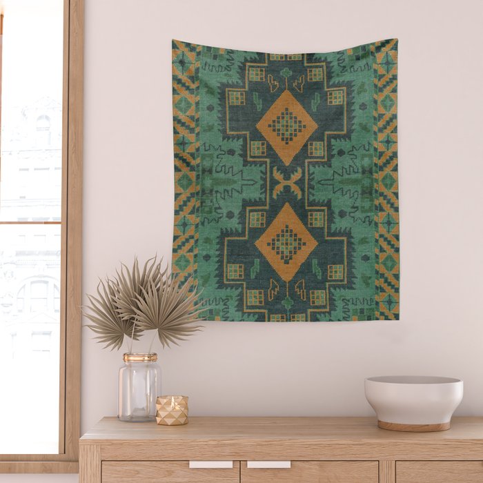 Bohemian Artwork Wall Tapestry Gallery Image 2