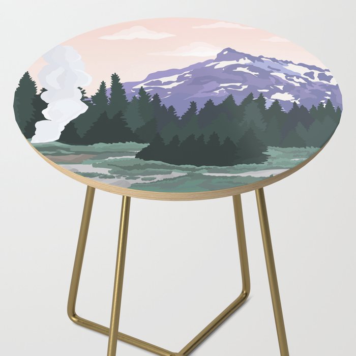 Yellowstone National Park Side Table Gallery Image 2