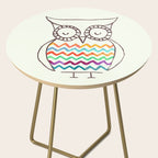 Chevron Owl Side Table Gallery Image 2