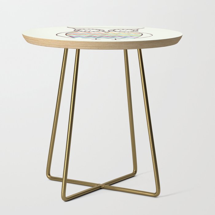 Chevron Owl Side Table Gallery Image 1