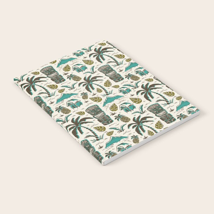 Tiki Party - Ivory Aqua Notebook Gallery Image 2