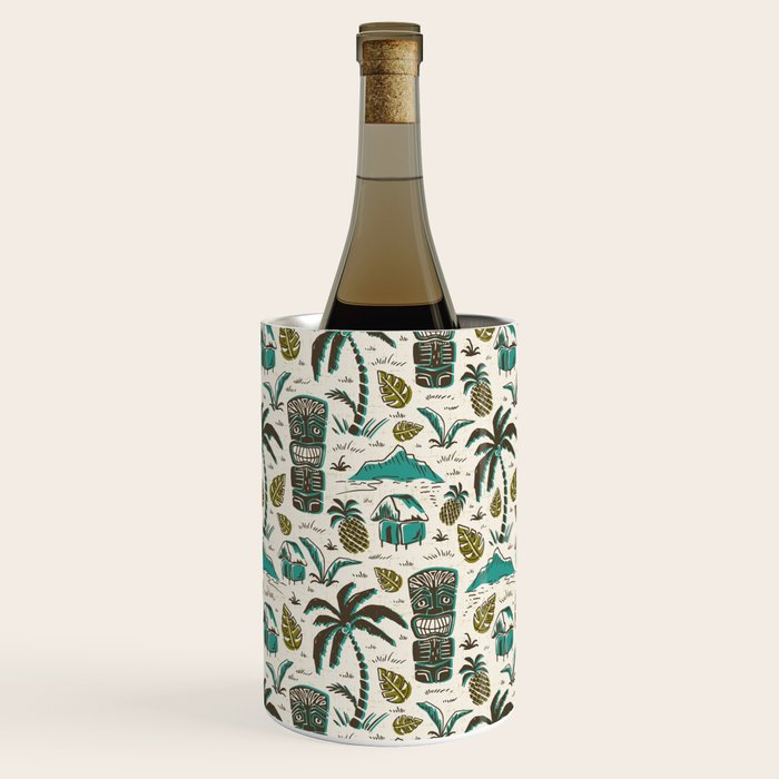 Tiki Party - Ivory Aqua Wine Chiller Gallery Image 2