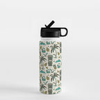 Tiki Party - Ivory Aqua Water Bottle Gallery Image 1