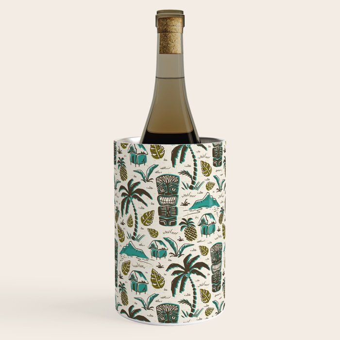 Tiki Party - Ivory Aqua Wine Chiller Gallery Image 1