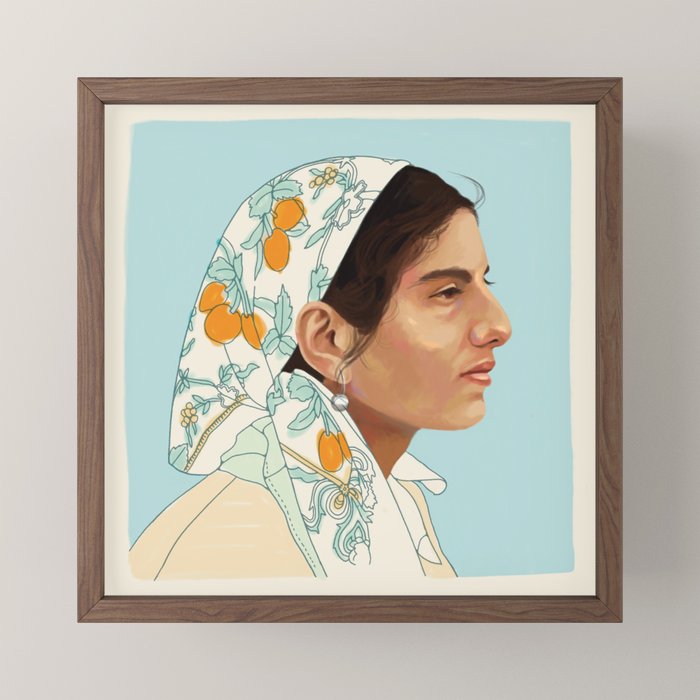 Citrus Woman Mini Art Print Gallery Image 2