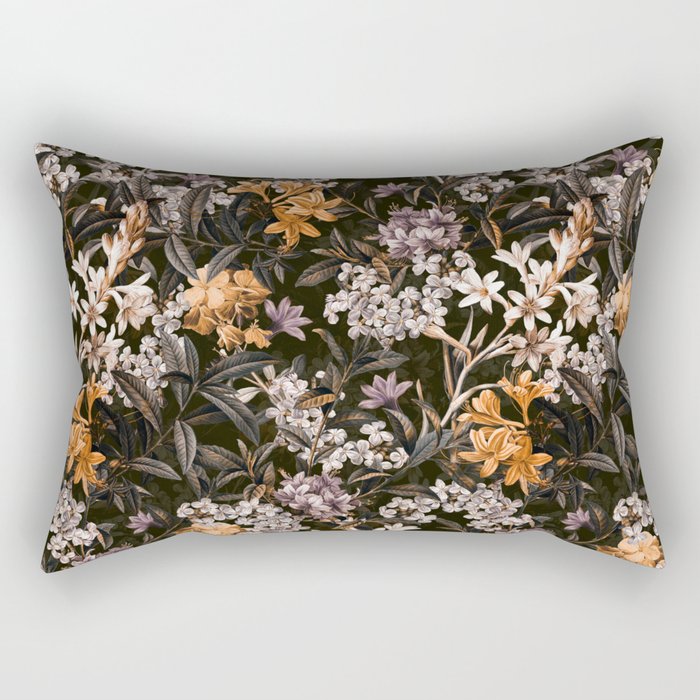 Dark Garden Rectangular Pillow Gallery Image 2