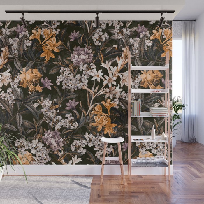 Dark Garden Wall Mural Gallery Image 1