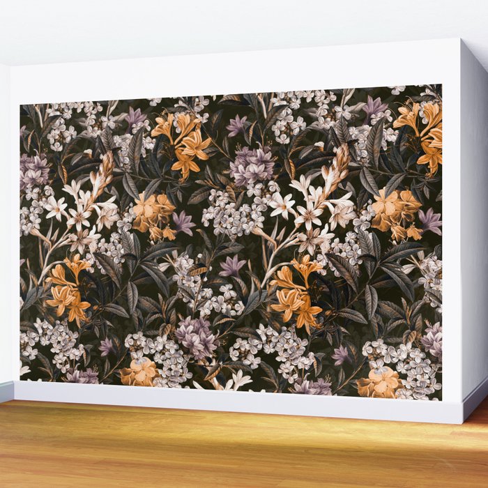 Dark Garden Wall Mural Gallery Image 2