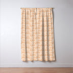 Sunshine - peach and copper  Window Curtain Gallery Image 3