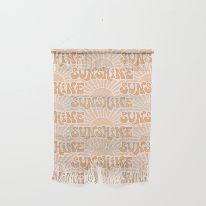 Sunshine - peach and copper  Wall Hanging Gallery Image 1