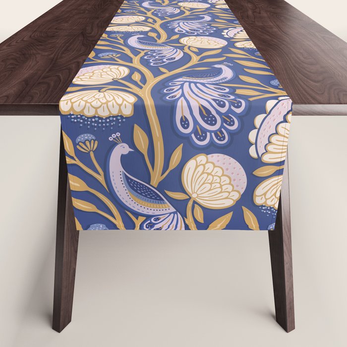 Peacock Dreams - Amethyst Table Runner Gallery Image 1