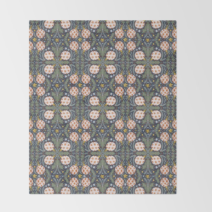 Yuletide Ornament Bliss Throw Blanket Gallery Image 2
