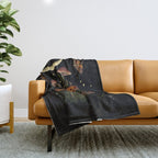 Autumn Light Underwing Throw Blanket Gallery Image 1