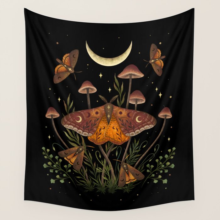 Autumn Light Underwing Wall Tapestry Gallery Image 4