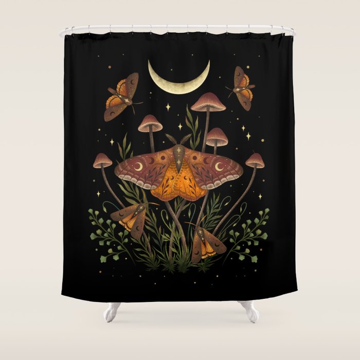 Autumn Light Underwing Shower Curtain Gallery Image 1