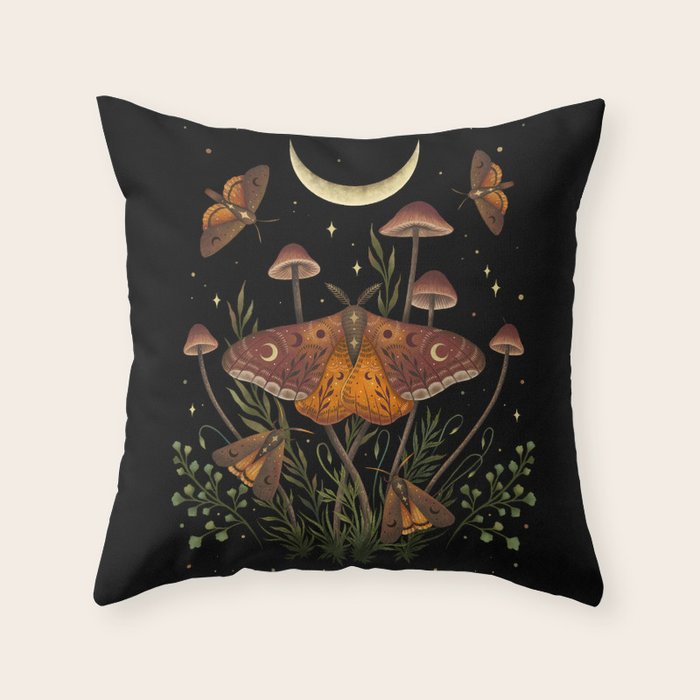 Autumn Light Underwing Throw Pillow Gallery Image 6
