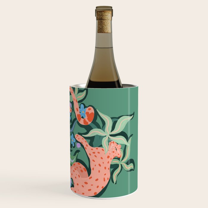 Wild Blush Cheetahs Wine Chiller Gallery Image 3