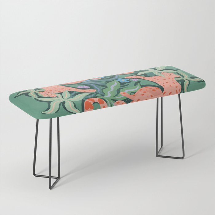 Wild Blush Cheetahs Bench Gallery Image 1