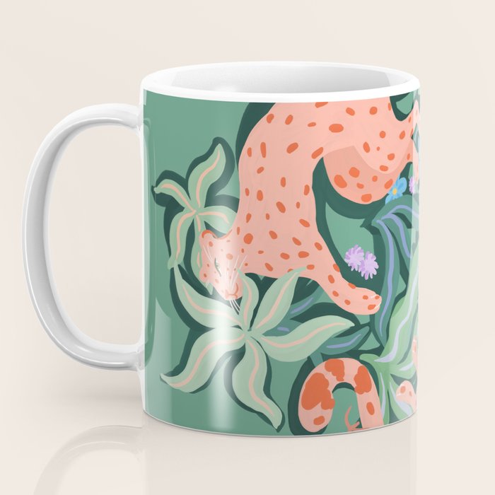 Wild Blush Cheetahs Coffee Mug Gallery Image 3