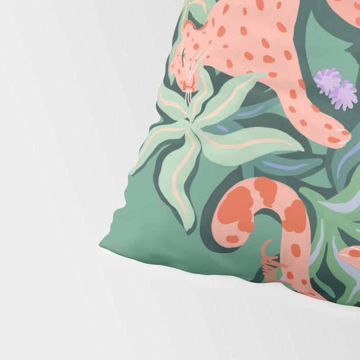 Wild Blush Cheetahs Pillow Sham Gallery Image 4