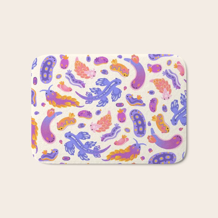 sea slug - pastel Bath Mat Gallery Image 1