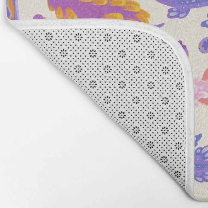 sea slug - pastel Bath Mat Gallery Image 2