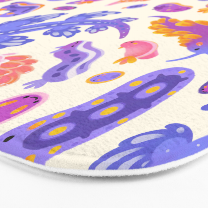 sea slug - pastel Bath Mat Gallery Image 3
