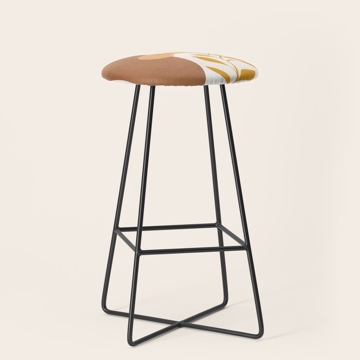 Soft Abstract Shapes 01 Stool Gallery Image 1