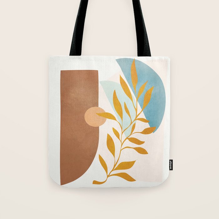 Soft Abstract Shapes 01 Tote Bag Gallery Image 1