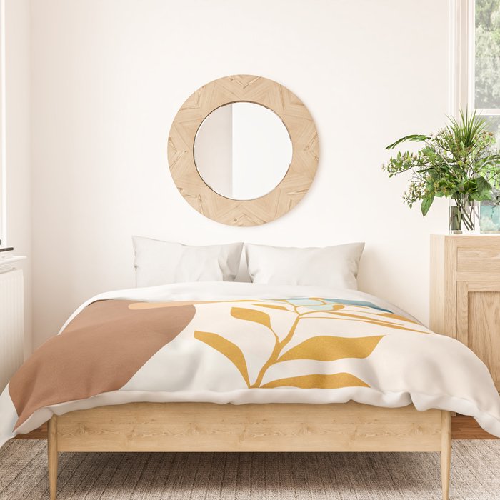 Soft Abstract Shapes 01 Duvet Cover Gallery Image 3