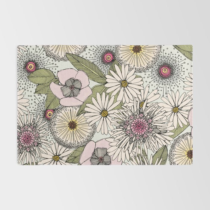 Australian garden chalk Rug Gallery Image 2
